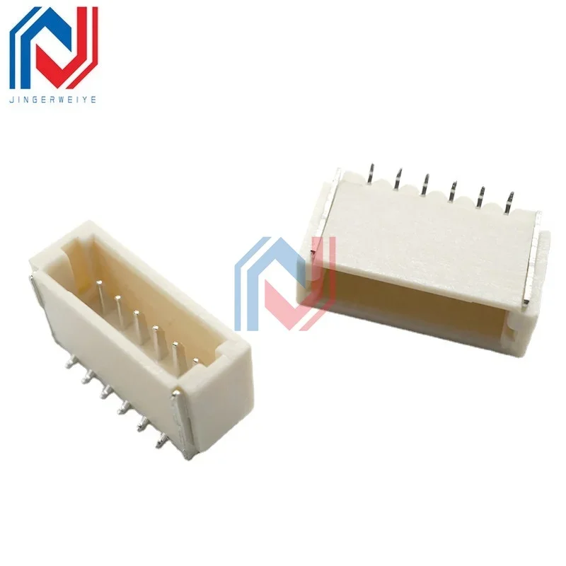 20 Stks/partij Sh1.0 Mm Verticale Smd 1.0 Mm Afstand Connector 2P/3P/4P/5P/6P/7P/8P-12P Verticale Sticker Socket Terminal Connector