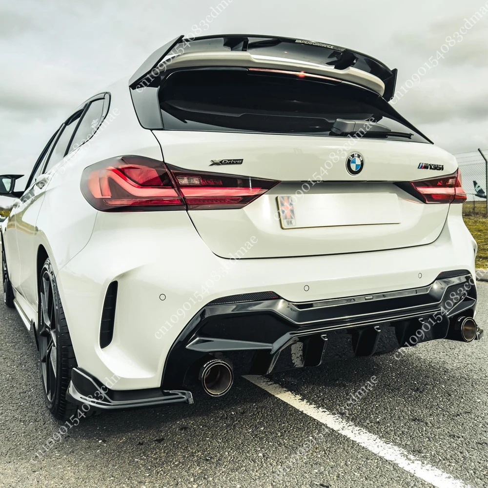 Rear Bumper Diffuser For BMW 1 Series F40 M Sport 128ti M135i 118i 120i 120d 2019-2024 Splitter Lip Valance Spoiler Body Kit