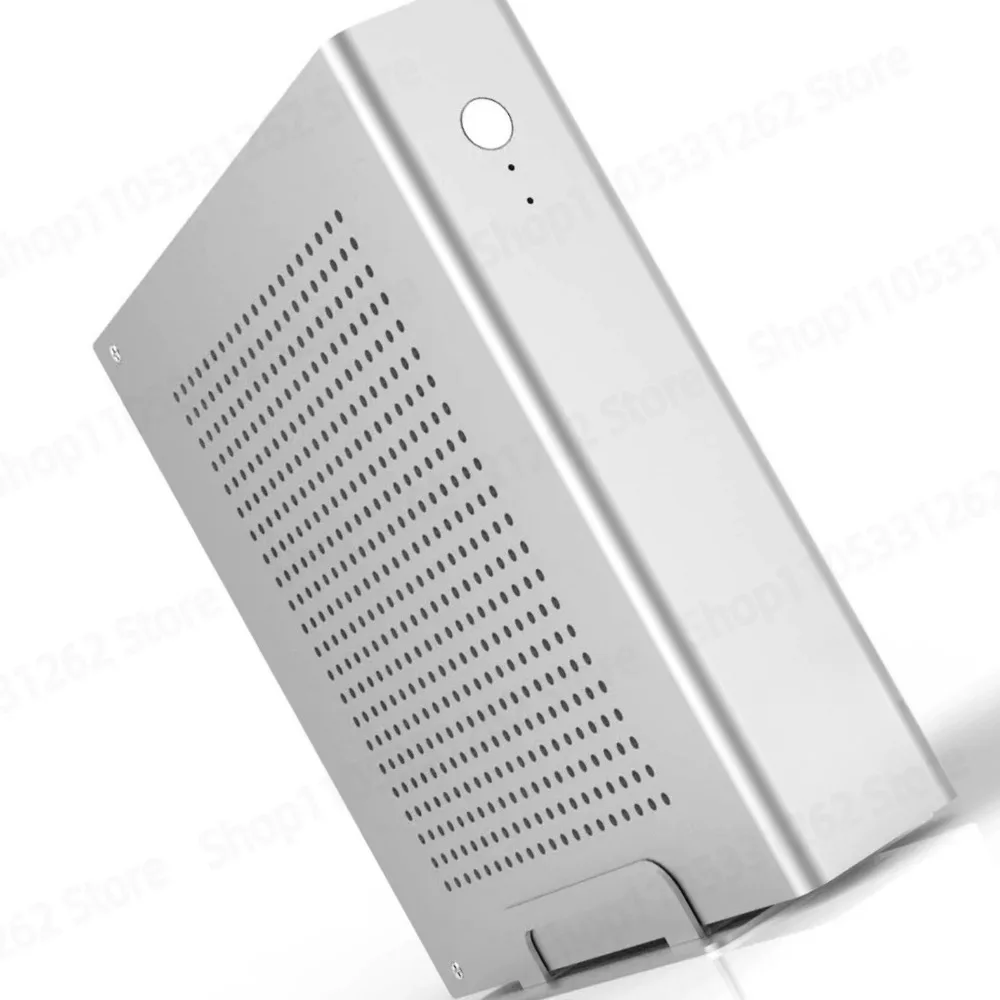 Mini all aluminum small case ITX motherboard support batch customization half full height plate 17X17 motherboard DC power