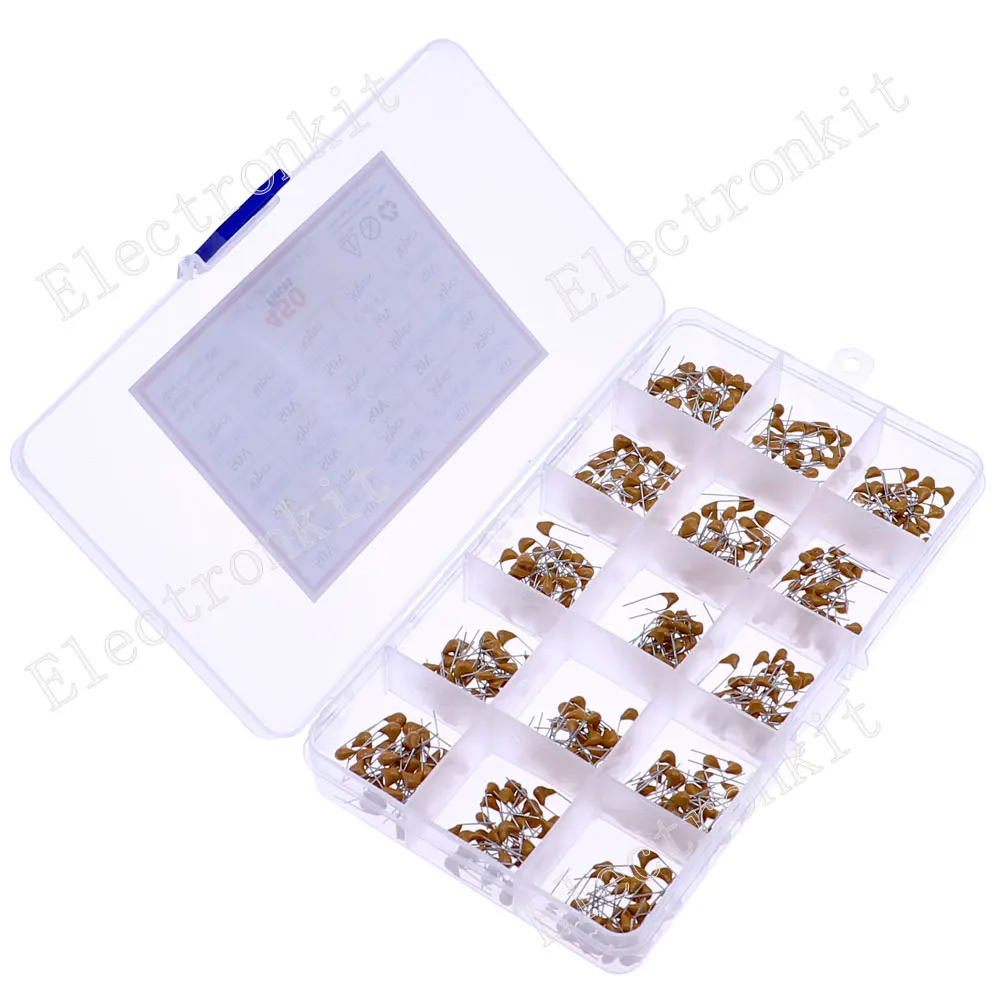 450 個 15 値 50v 多層モノリシックコンデンサ混合キット 10pF20pF30pF47pF56PF68PF100pF200pF300pF680pF1nF4.7nF10nF47nF100nF