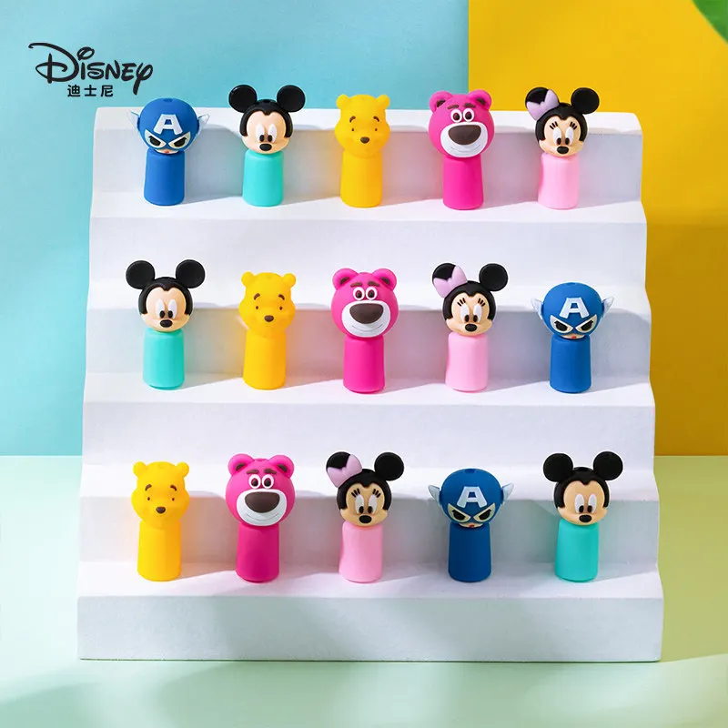 Disney pencil case extender cartoon pen cap anti-poke cute super cute protective sleeve pen pen cap school supplies gift