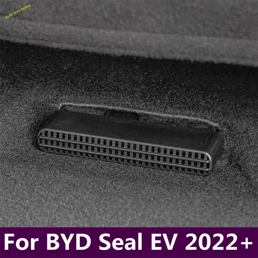 Under Seat Air Conditioning Outlet AC Vent Protector Decoration Cover Trim Fit For BYD Seal EV 2022 2023 2024 Car Accessories