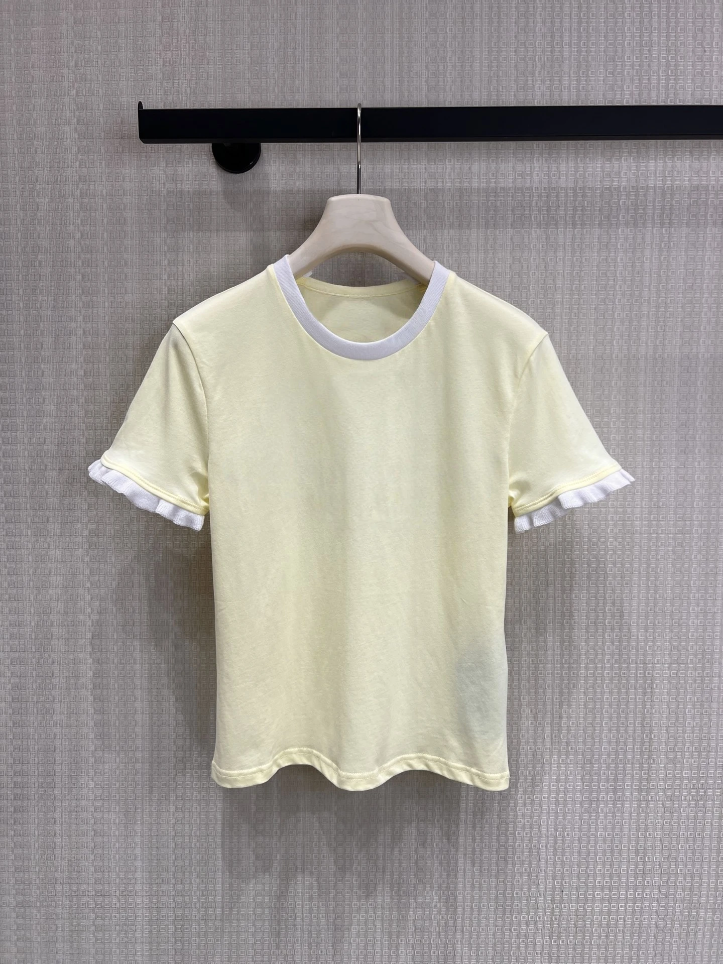 

Sweet Style Women's T-Shirt Letter Logo Print Short Sleeve High Quality Cotton Loose Fit round Neck Short Length Spring Fashion