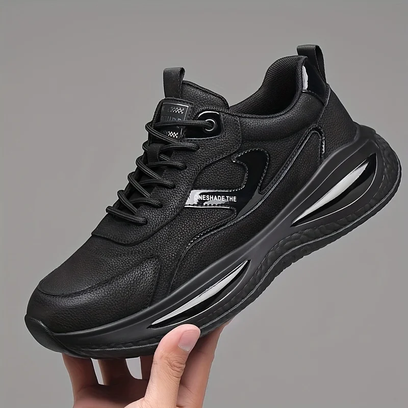 Men's Fashion Thick Sole Sneakers, Comfort Breathable, Soft Sole, Lightweight Anti-slip, For Outdoor Commute Casual Wear-S8812