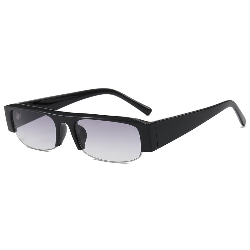  Vintage Rectangle Sunglasses Women Fashion Brand Design Sun glasses Shades Gradient Lens Men Sunglass Half Frame Eyewear UV400 