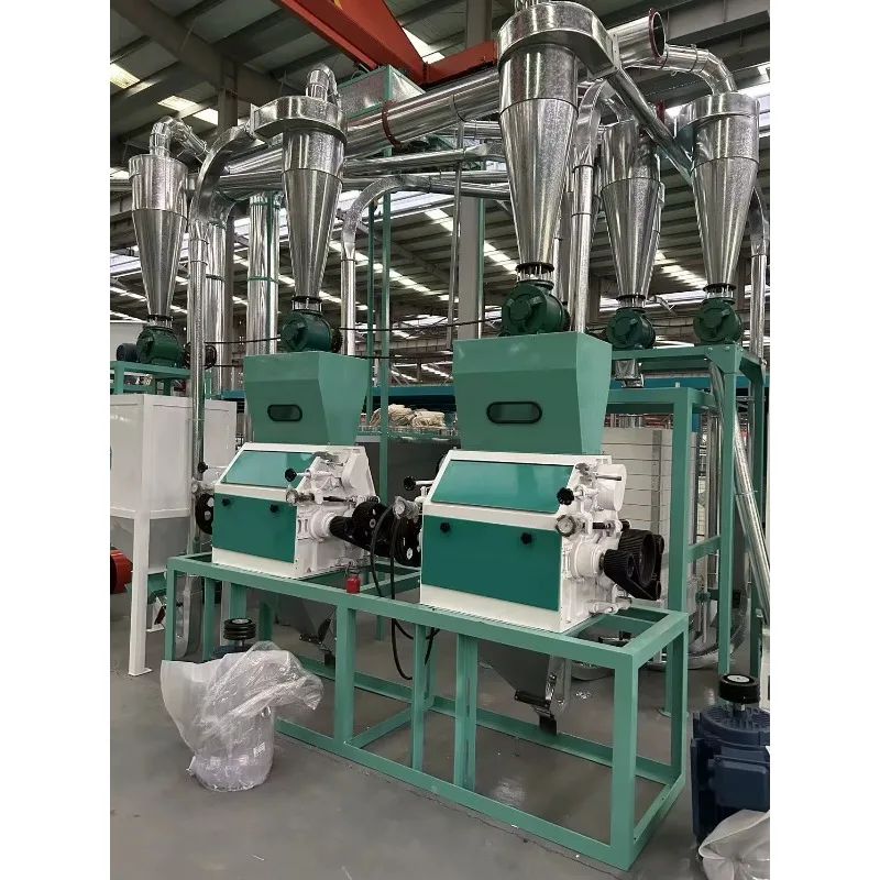 Industrial Wheat Flour Mill with Large Feeding Hopper Automatic Smooth Grain Feeding Anti Blockage Milling Processing Equipment