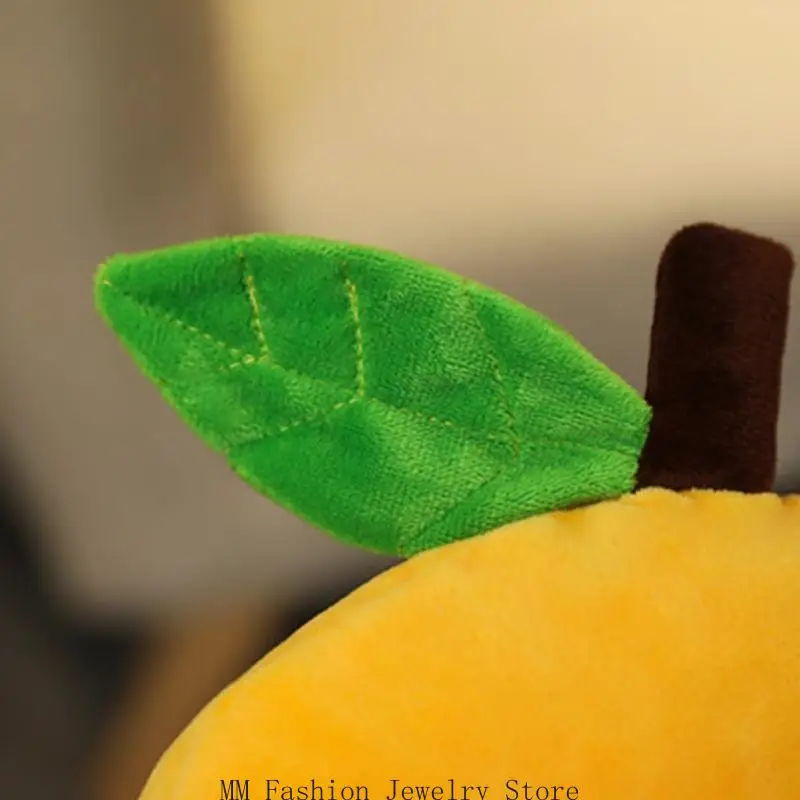 D0UB Creative Lovely Mangoes Plush Hat Funny Fruit Stuffed Headgear Warm Earflap Cap Performance Cosplay Party Photo