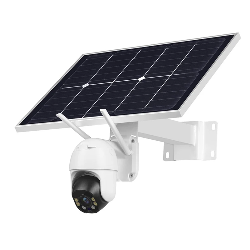 

4G Solar Panel Camera Microwave Motion Detected Low Power Battery Cam Night Vision Outdoor Smart Security Monitor