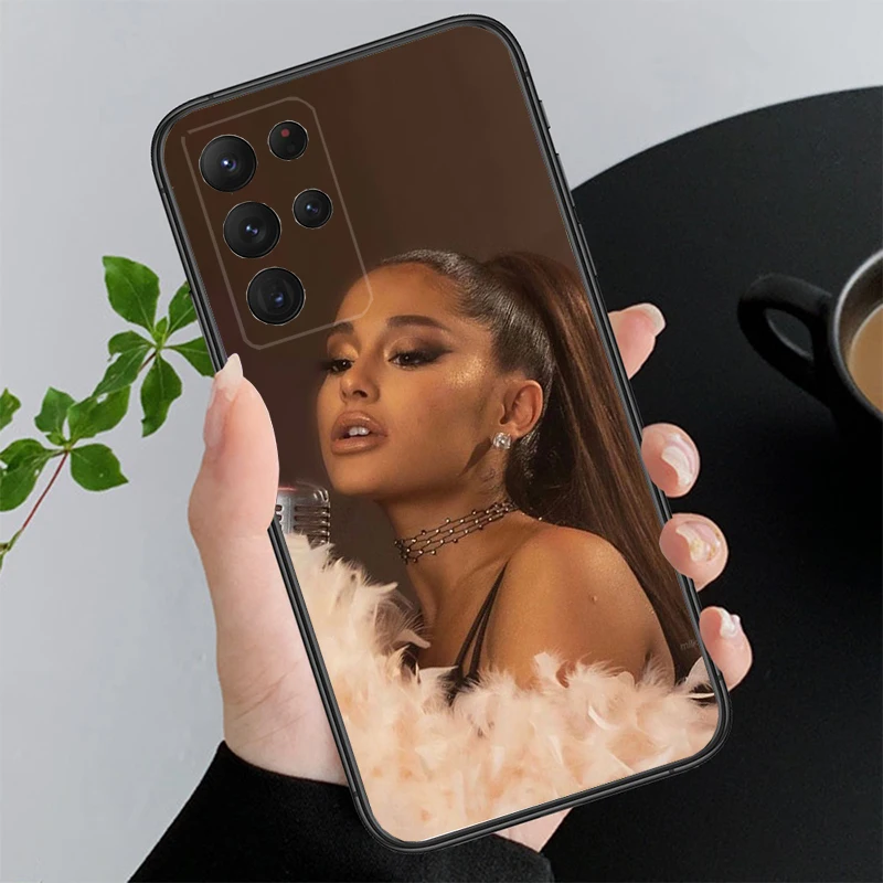 Phone Case For Samsung A73 A13 A14 A32 A71 A33 A52 A53 A72 A51 A22 A23 A34 A54 A52 Singer Pop star Ariana grande Shell