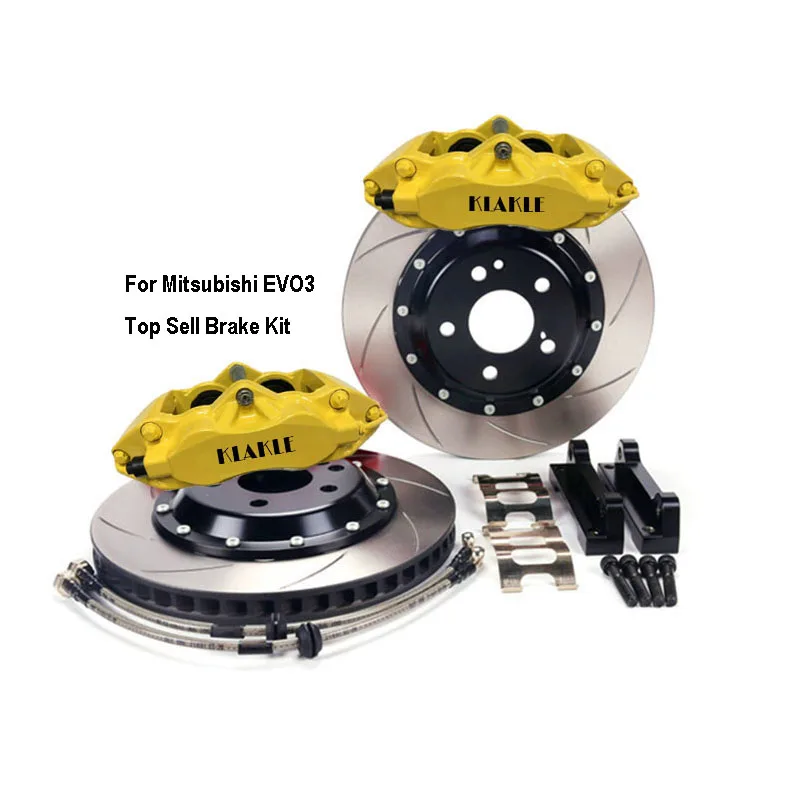 KLAKLE Hot Sale Racing Brake Kits Modified Car Parts Caliper Kit 9200 Brake Disc For EVO3