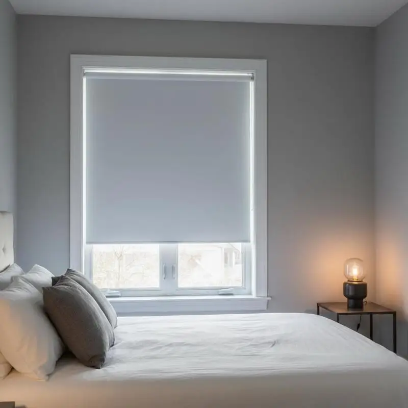 

Wireless Window Coverings 34 x 72 in For Bedroom Bathroom Office, Room Darkening Thermal Insulated Easy Install White Pull Do