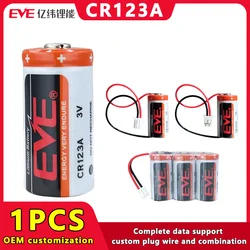 EVE CR123A 3V 1400mAh LiMnO2 Lithium Battery For Gas Alarm Fire Alarm Equipment Healthcare Equipment Digital Camera GPS Locator