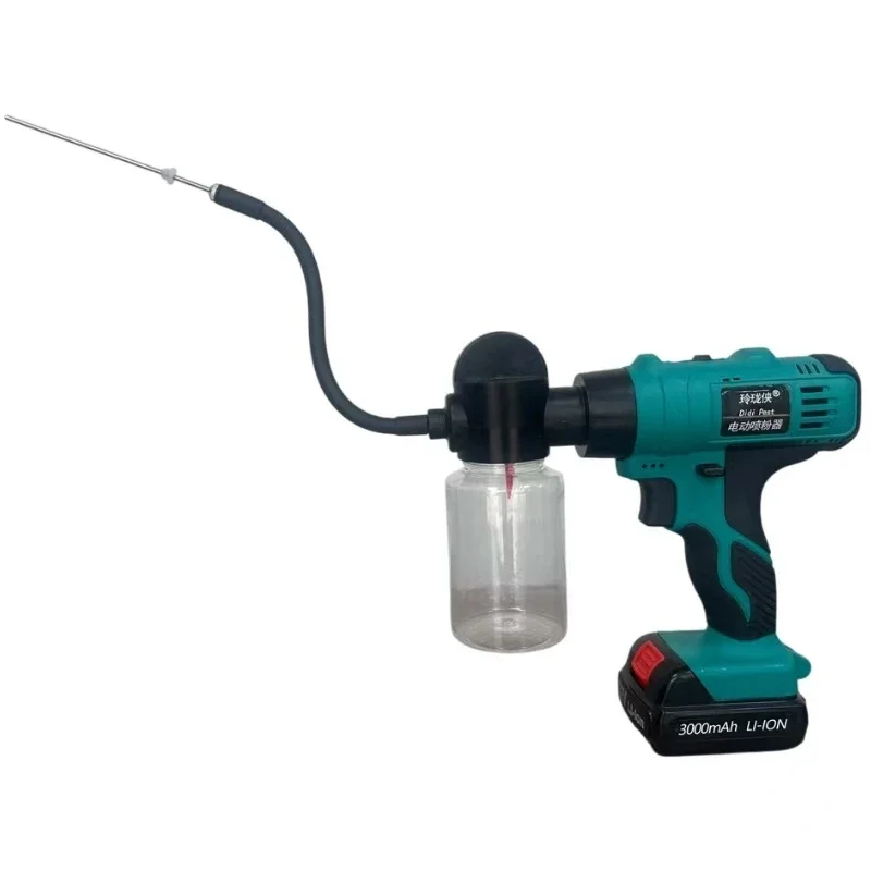Handheld Electric Powder Sprayer Pollinator for Pollen Spraying Termite Control Spray Gun Battery Operated Garden Tool