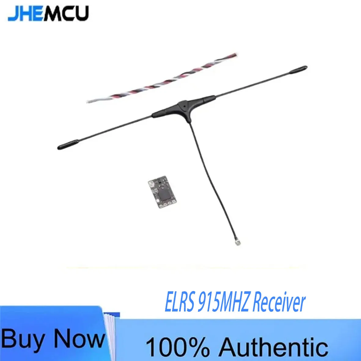 JHEMCU Nano 915MHz ELRS Radio Nano Receiver - Long Range, OpenTX Support, High-Speed 500Hz Refresh, Ultra-Light for FPV Drones
