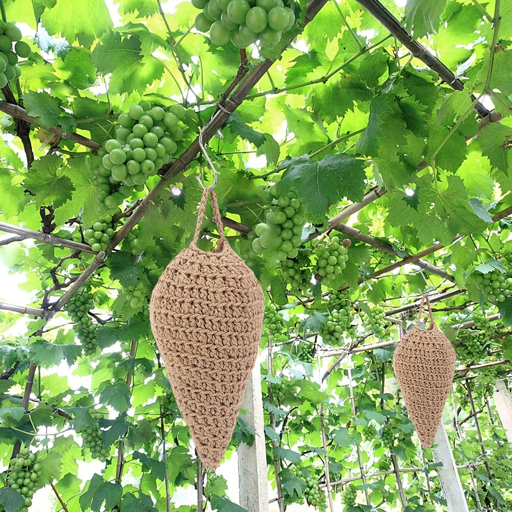 Crochet Wasp Nest Decoy Wasp Deterrent Decoy with Hook Faux Hornets Nest  Wasp Nest Trap for Housewarming Gift