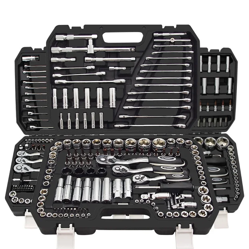 150PCS Ratchet Wrench Socket Set Hardware Tool KitsToolbox For Auto Repairing