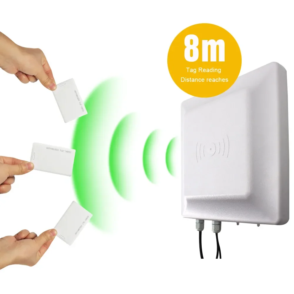 

TIMMY Waterproof Parking gate vehicle access control reader 8 Meter Long Range RFID UHF tag Reader