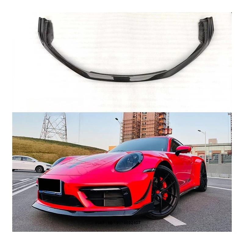 

New forPorsche 992S Dry Carbon Front & Rear Bumper with Exhaust Cut-Outs Bolt-On