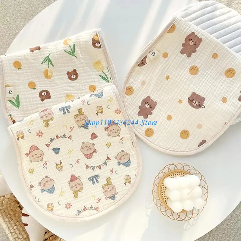 

Feeding Bib 6-Layer Burp Cloths for Infants, Rectangle Burping Bib Soft & Breathable Cotton Bib Baby Showers Gift