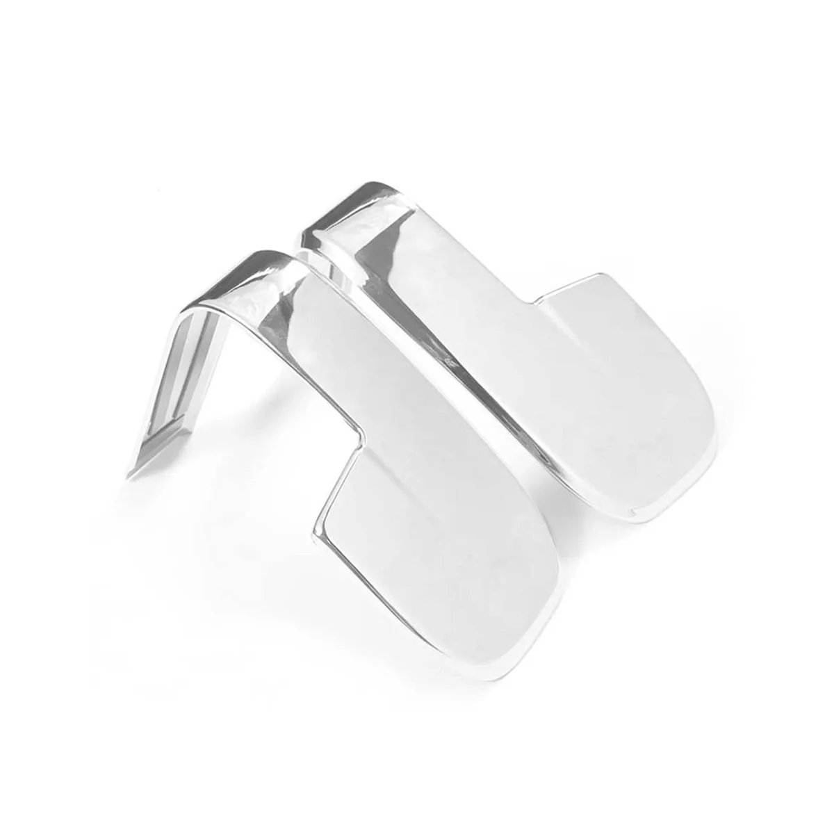 

For Ford Maverick 2022 2023 Car Rearview Side Mirror Cover Decoration Trim Sticker Accessories - ABS Silver -A74F