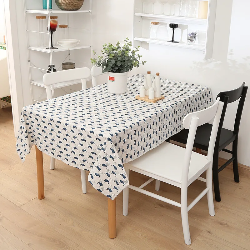 Small fresh rectangular tablecloth