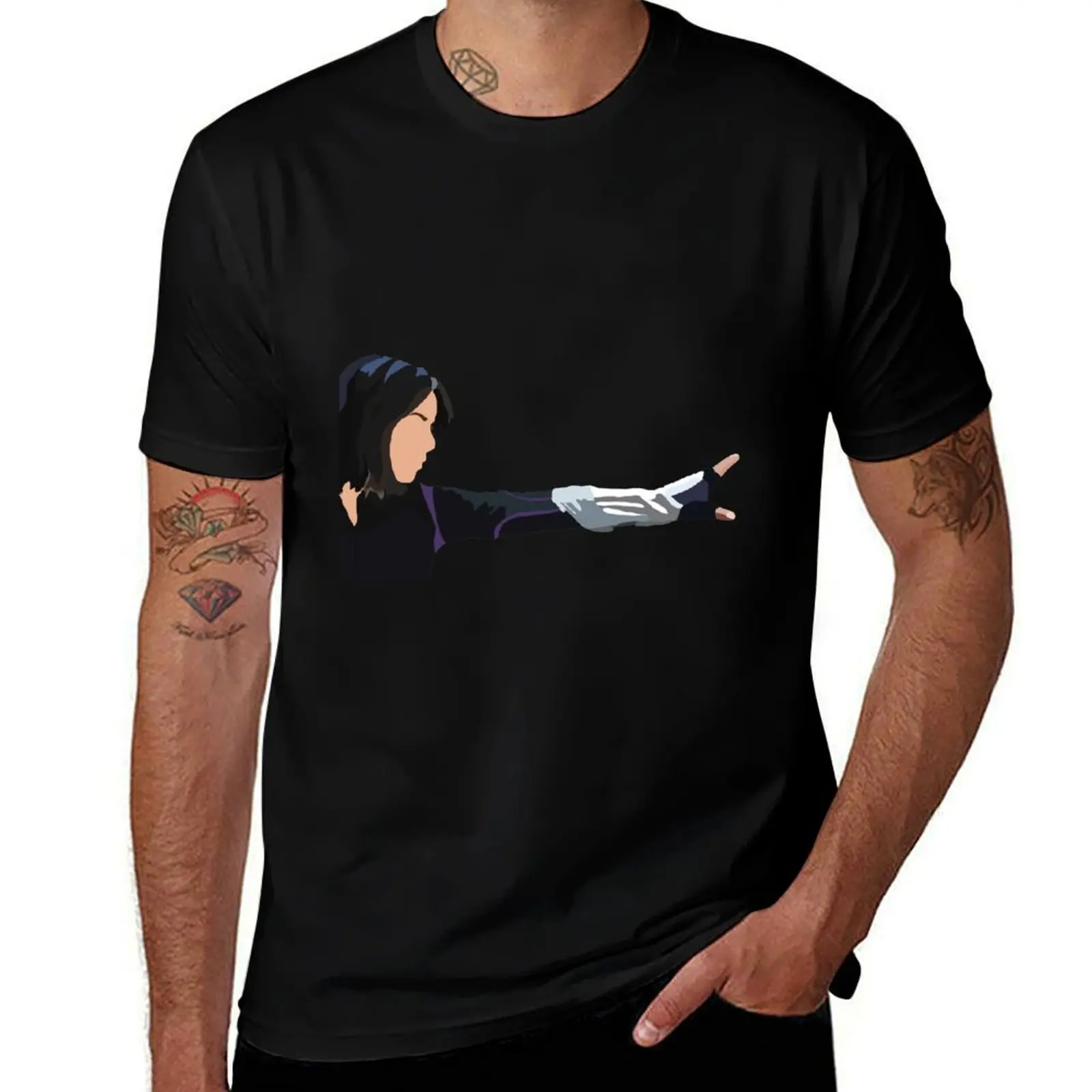 Earthquake Superhero Agent T-Shirt Moisture Wicking Athletic T-Shirt