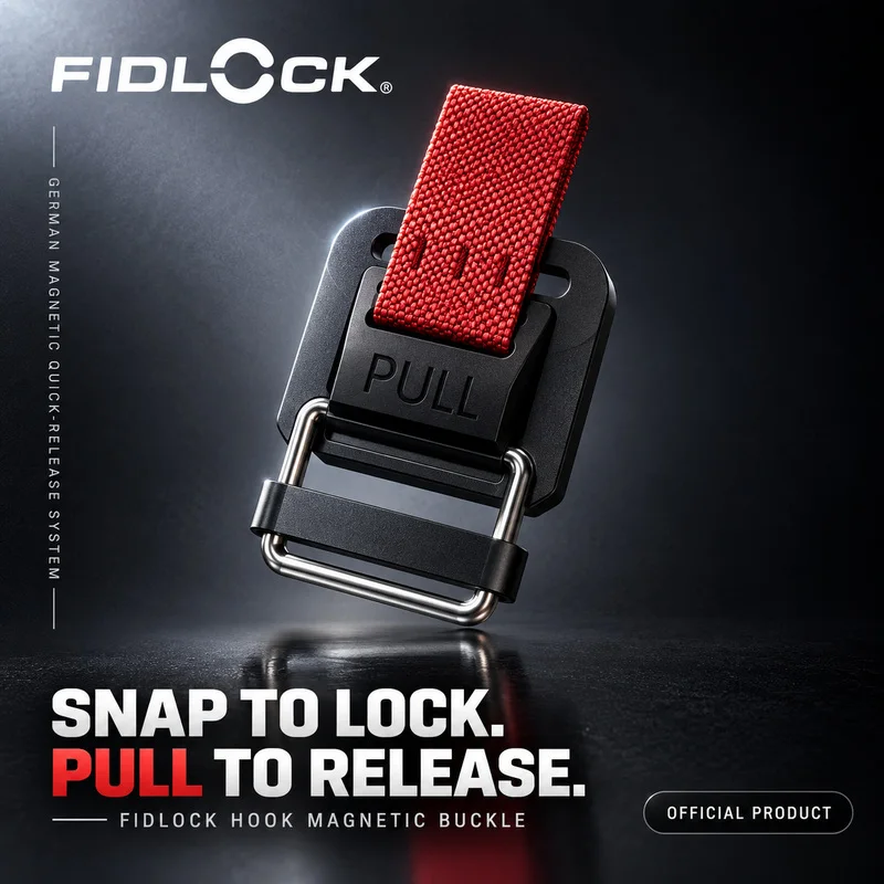 Fidlock Magnetic Buckle – Quick Release Suction Snap Hook, Various models Functional Fastener for Bags and Luggage