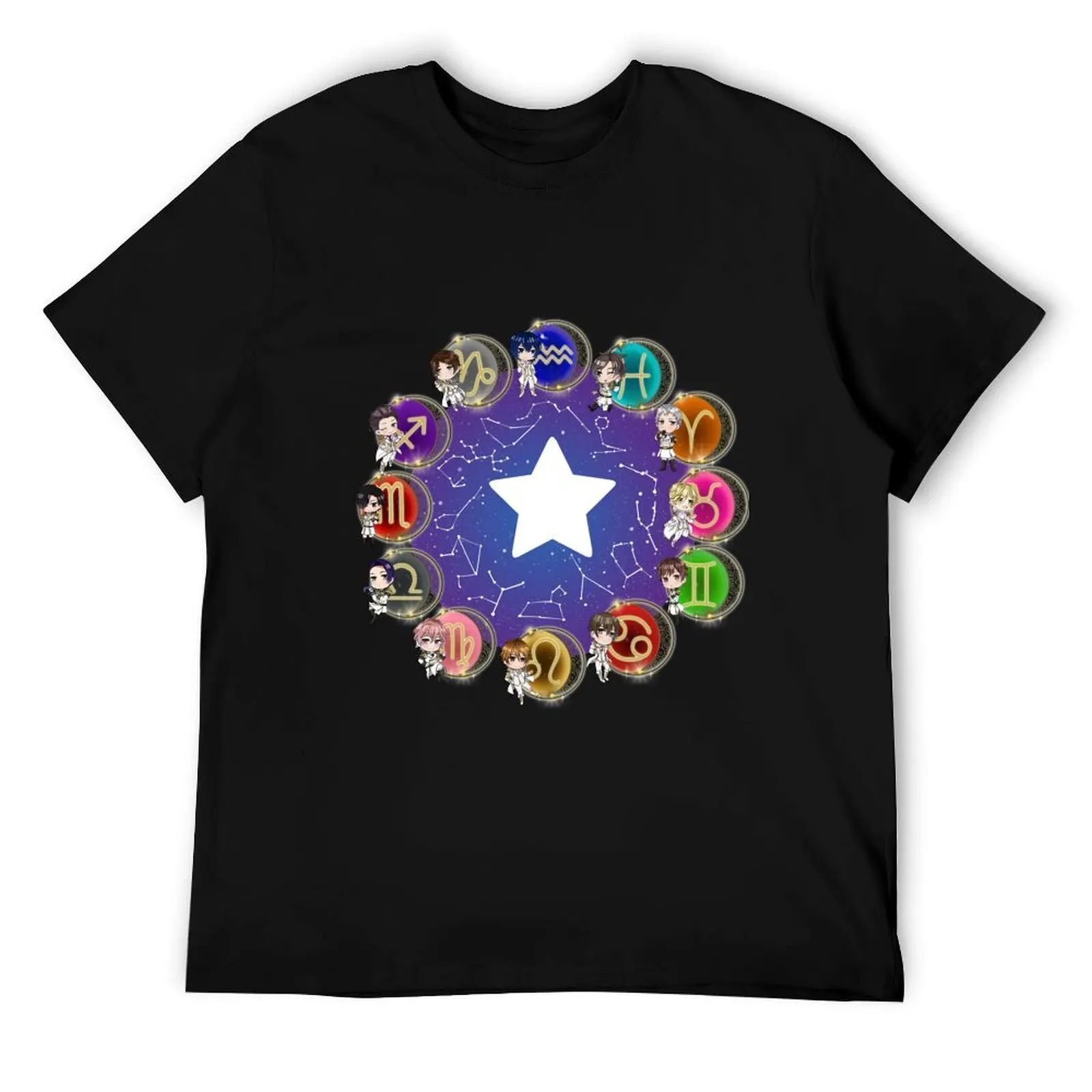 

Chibi Gods Constellations T-Shirt t shirt for man 100 percent cotton cotton tshirt 100% T-Shirt