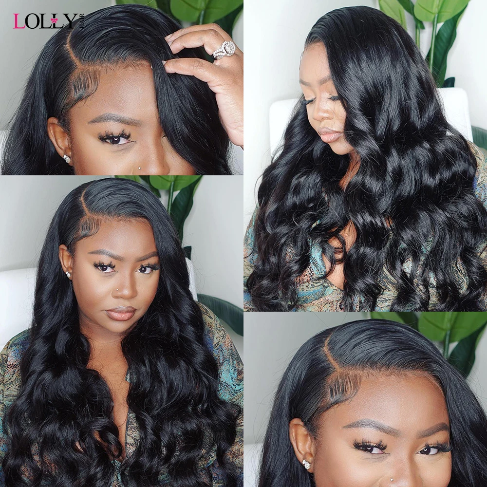 $94 For 28 inch 5x5 Glueless Wig Human Hair Ready To Wear Body Wave Lace Front Wig 13*4  Lace Frontal  Wig Pre Cut 180 Density