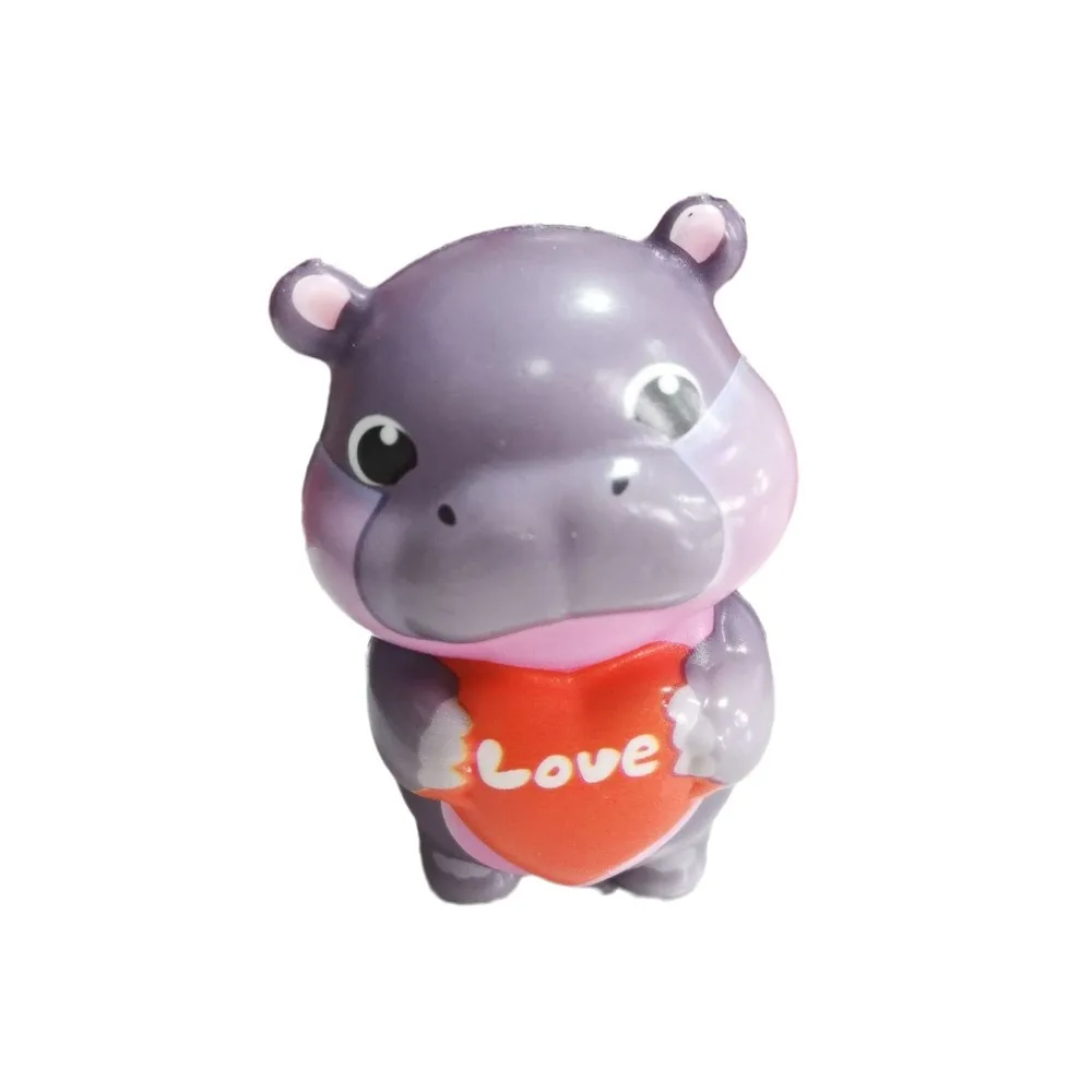 

Милый мультфильм из искусственной кожи, бегемот, сжимаемые игрушки, бегемот, снятие стресса, Непоседа, сенсорная игрушка, украшения для ребрышек, декомпрессионные игрушки для детей и взрослых