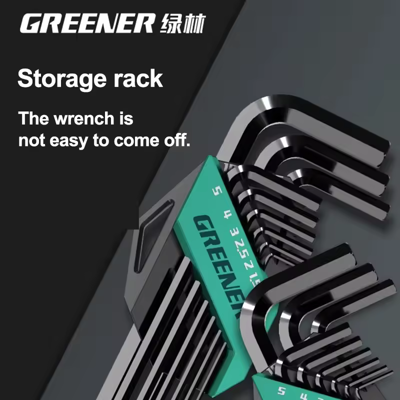 GREENERY Greener Extended Rainbow Wrench Allen Wrench Set Hex Wrench Multifunctional Short Arm Tool Universal Wrench Tool - Image 5