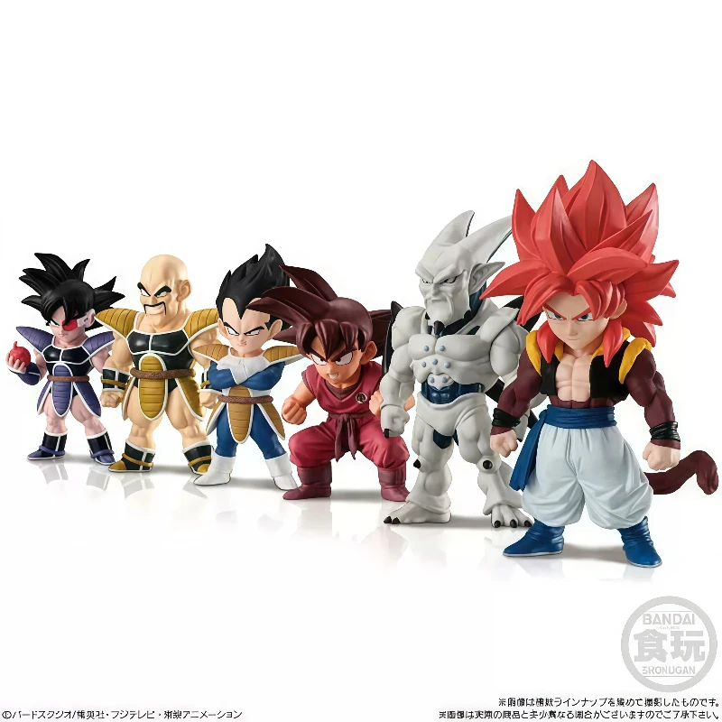 Bandai Dragon Ball ADVERGE 8 Box Egg Candy Toy Mini PVC-Figur Desktop-Dekoration Ornament Anime-Sammlerstatue Geschenk für Sammler