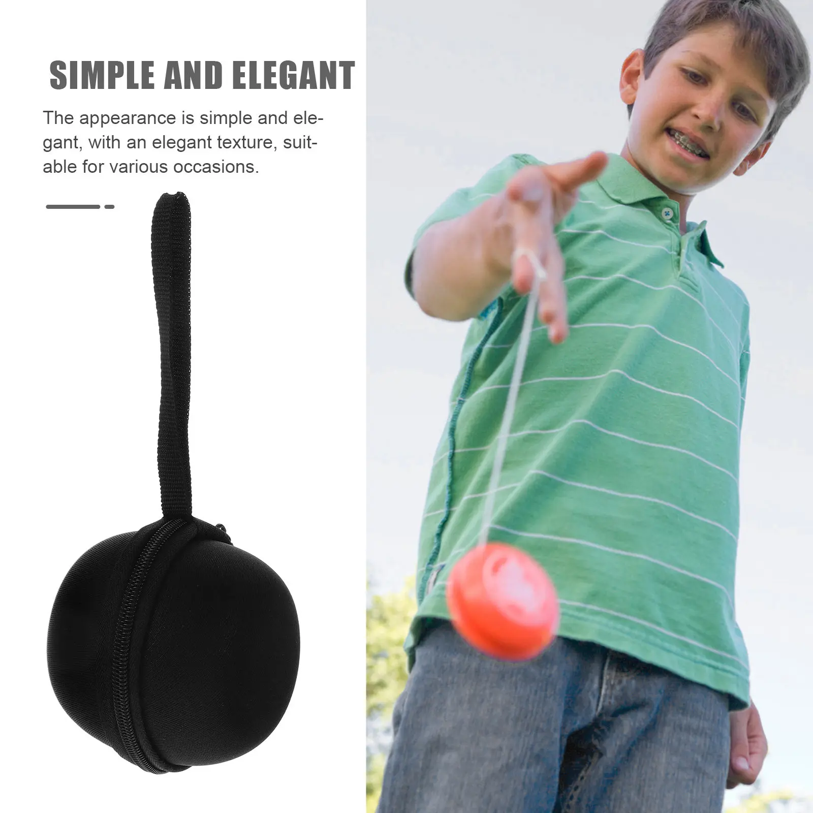 

Чехол для хранения мячей Yoyo, 2 шт., портативная сумка для переноски из ЭВА, легкий чехол для хранения Yoyo, широкое отверстие на молнии для удобства использования