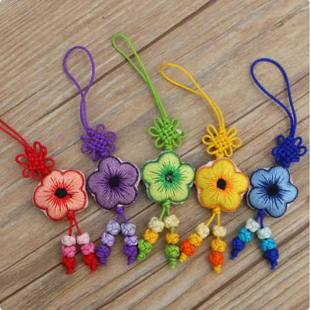 10 Pcs Y2K Bag Charms - Cute Embroidered Butterfly, Fish & Flower Pendants for Keychain, Phone Case Lanyard, Purse Accessory