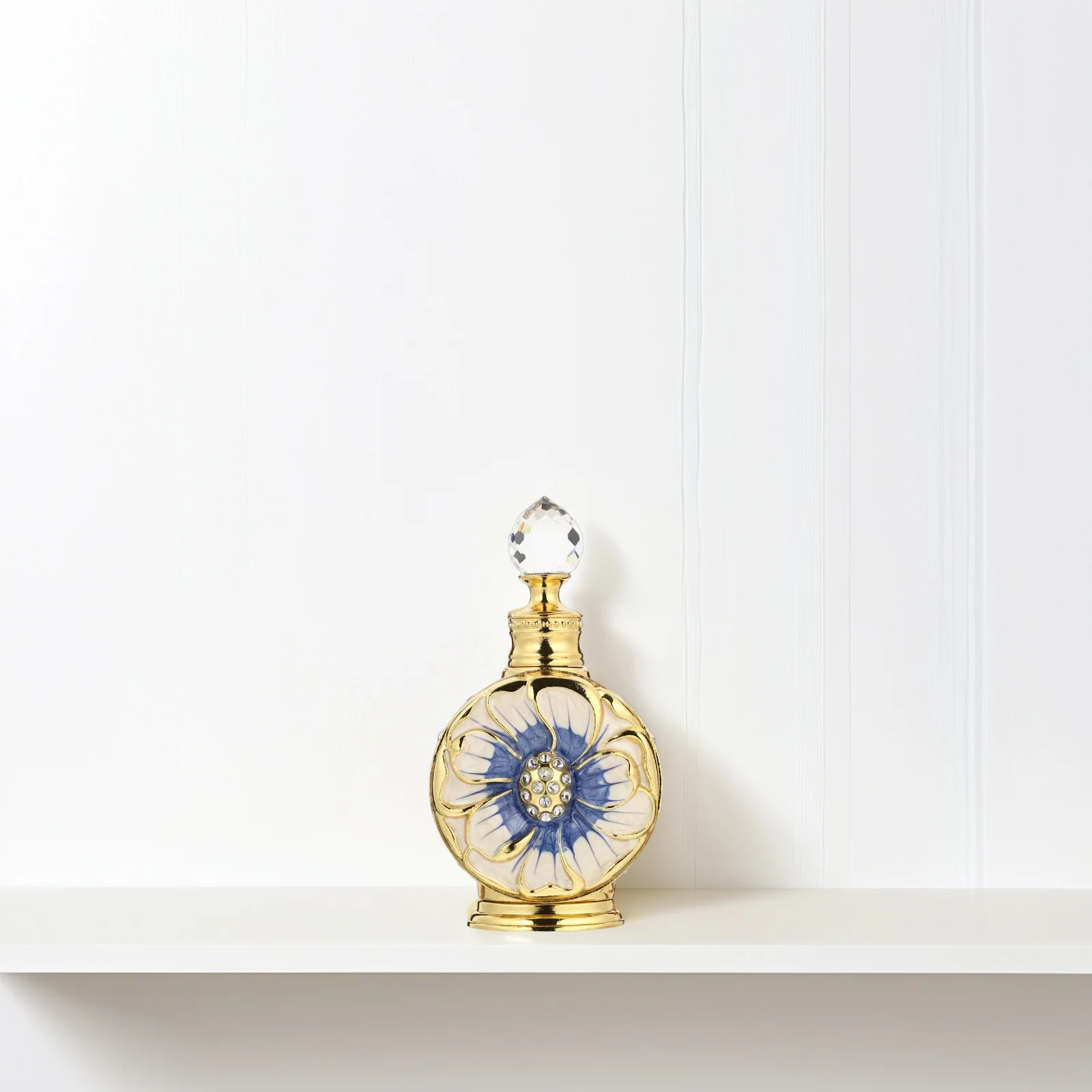 

12Ml Rose Flower Essential Oil Bottle Portable Aromatherapy Liquid Cosmetics Container No Leaking Essential Oil Bottle