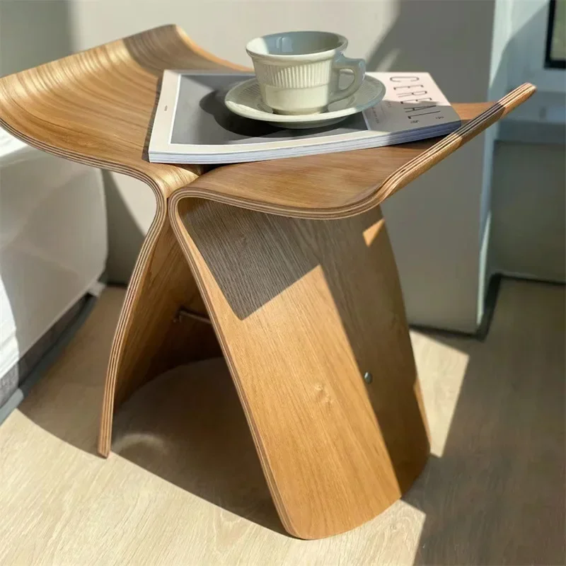 Nordic Creative Design Butterfly Chair Side Table Corner Table Living Room Stool Art-Stool Bathroom Chair Home Furniture