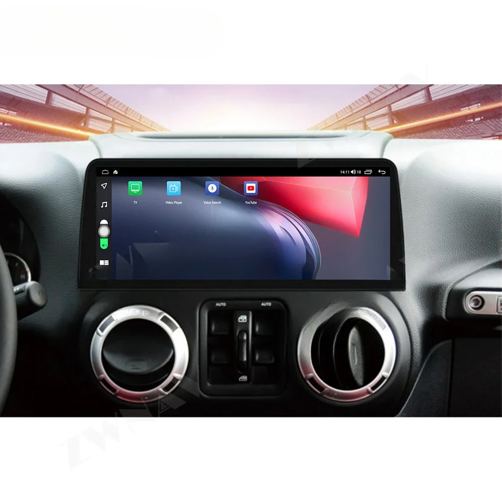 Applicable to Jeep Wrangler 11-17 Panoramic Android 12 Modification Console Large Screen All-in-One Navigation Machine Display
