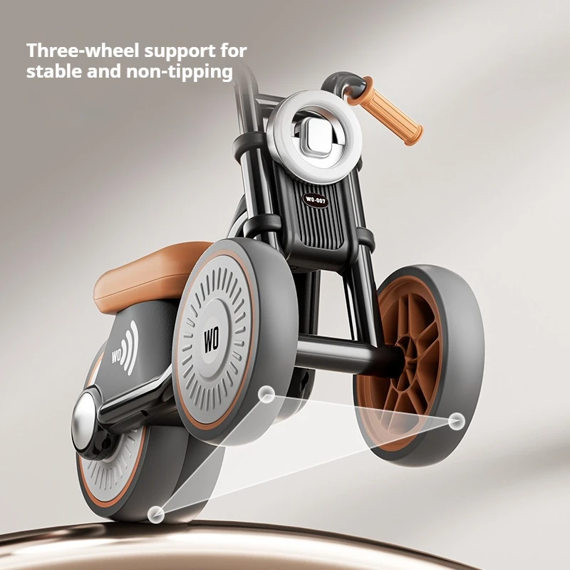 Motocykl dla dzieci Prince, rowerek biegowy, marchewka, dla dzieci w wieku 1-3 lat, chodzik dla niemowląt, bez pedałów, zabawka do ściskania, zabawa na świeżym powietrzu, sport, pojazd do jeżdżenia.