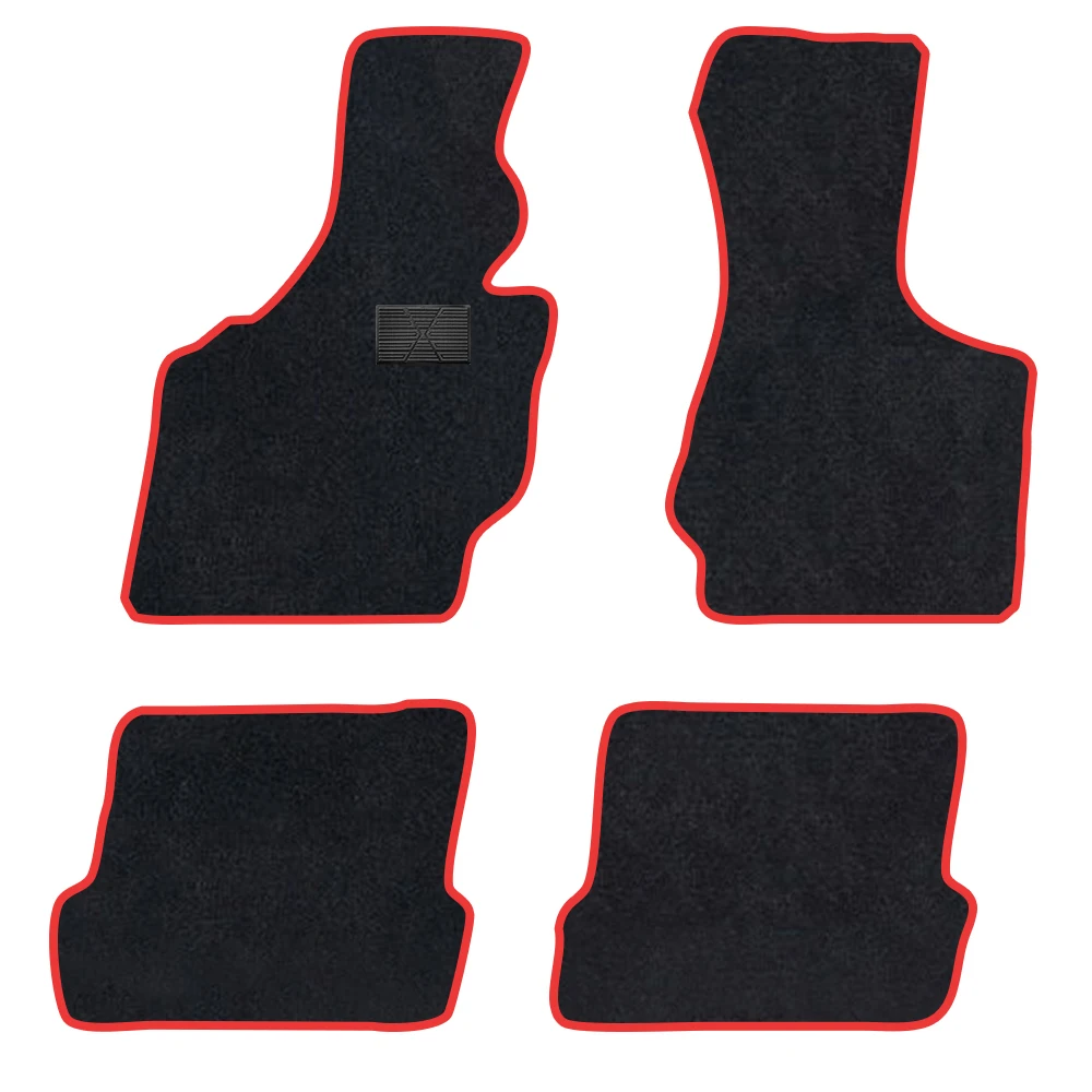car-floor-mat-for-audi-tt-2006–2014-mk2-8j-4seats-polyester-suede-anti-slip-black-backing-red-binding-trim-edge