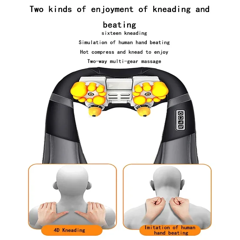 الأجهزة المنزلية العمود الفقري العنقي مدلك الرقبة الظهر الخصر الكتف العجن فوز شال الرقبة الكتف الكهربائية الكتف الرقبة تدليك #2