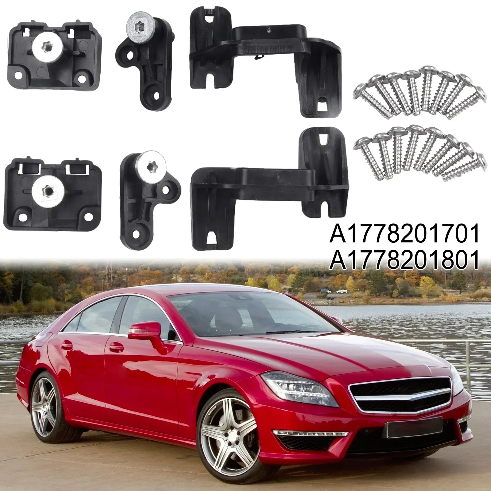 

2x Ремкомплект кронштейна фар A 1778201701 A 1778201801 Для Mercedes-Benz A CLA Class W177 W118 13-17 Ремонт кронштейна фар