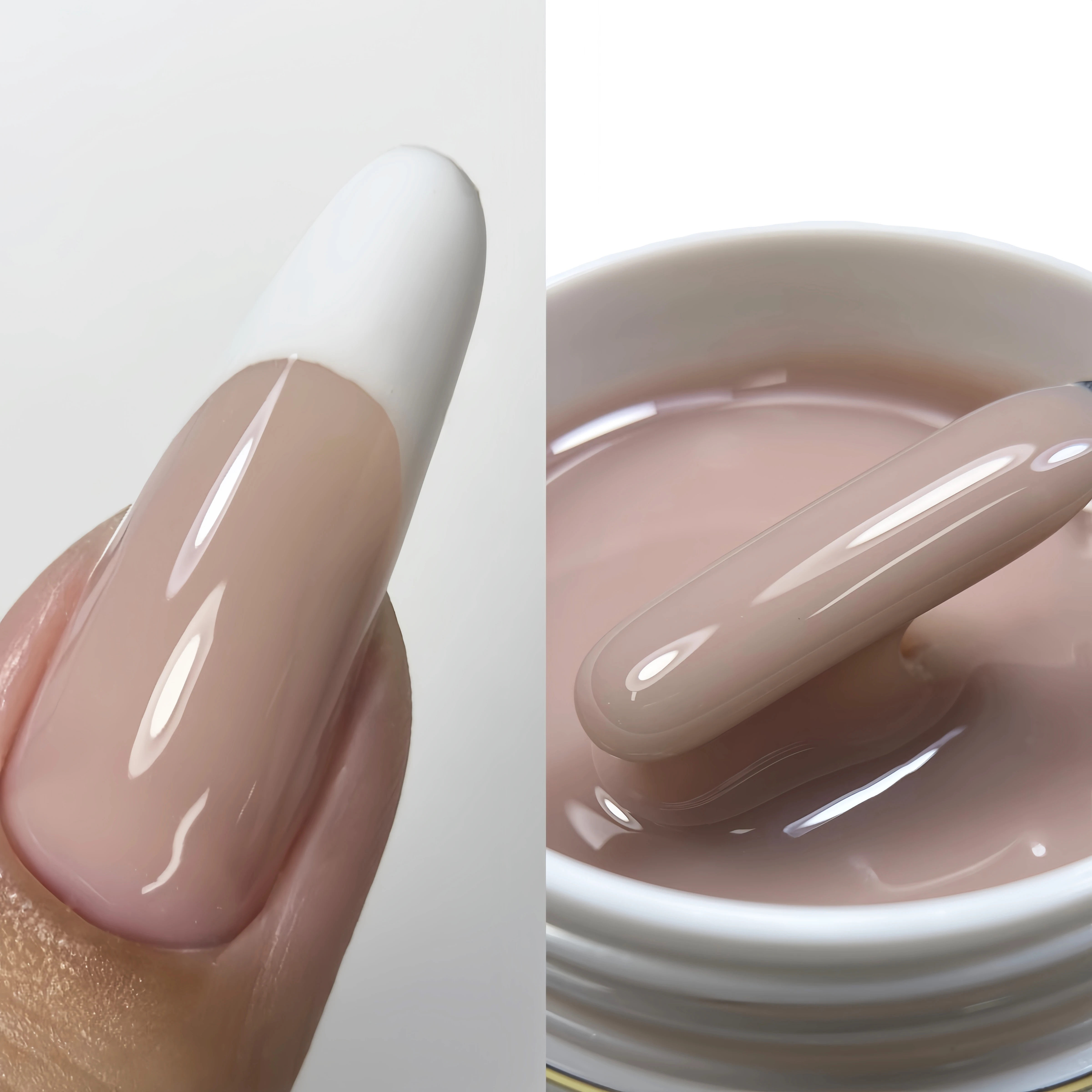 MSHARE TPO Free Liquid Acrylic Gel Acrygel Builder Nail Gel For Nails Extension Constuction Pink Shade Self Leveling Soak Off image 3
