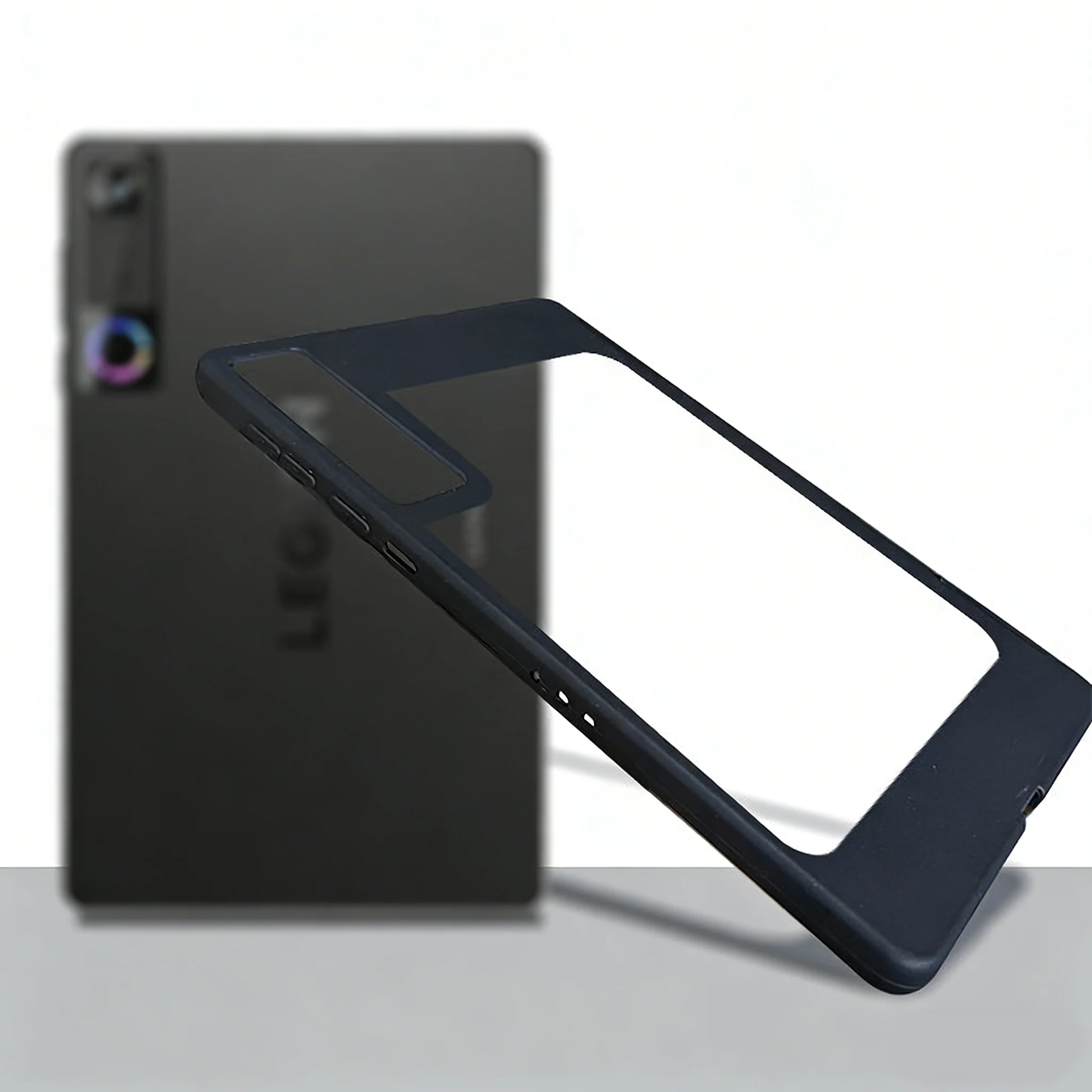 

For Legion Y700 Gen 5 2026 Case Premium TPU Smooth Touch Full Edge Protection openwork in the center Shockproof Protect cover