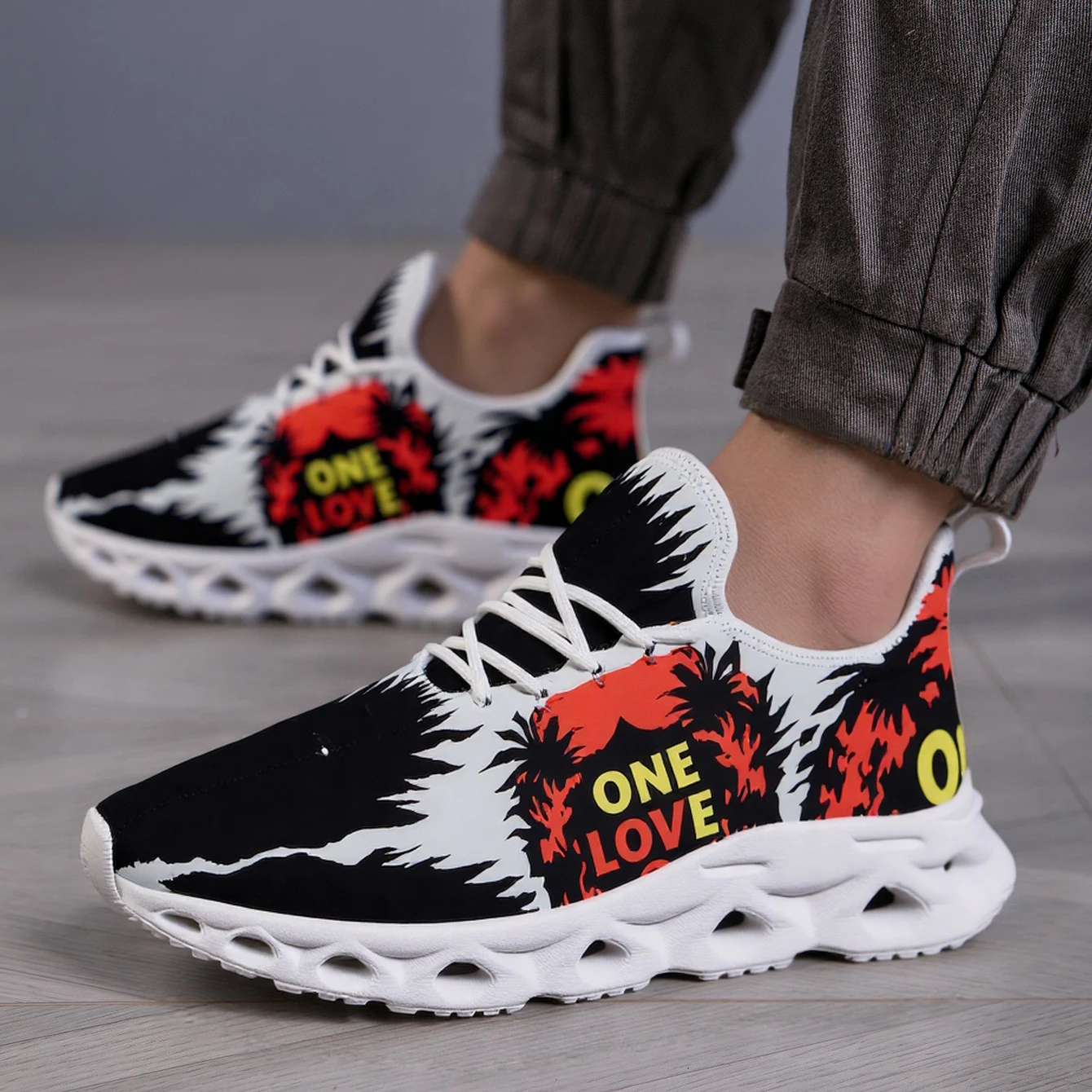 

Мужская повседневная спортивная обувь, дышащие легкие кроссовки, уличные сетчатые нескользящие кроссовки, спортивная обувь для бега, тенниса, прогулочная обувь