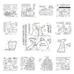 Christmas Bird Perch Mini Sneaky Mice Gift Exchange Spring Newest Embossing Cut Dies and Stamps Handmade DIY Scrapbook