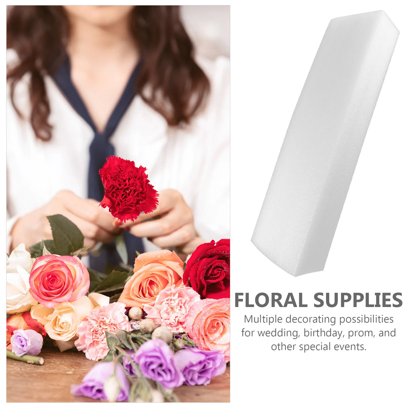 

Foam block base Multi-function Floral Foam Packing Foam Insert Foam Flower Arrangement Florist Flower Diy Foam 50cm whiteboards