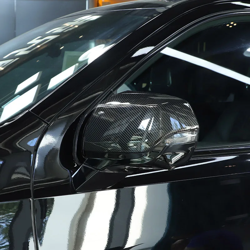 

ABS углеродное волокно матовый/черный для Cadillac Escalade 2021-2023, боковая крышка зеркала заднего вида, аксессуары для внешней модификации