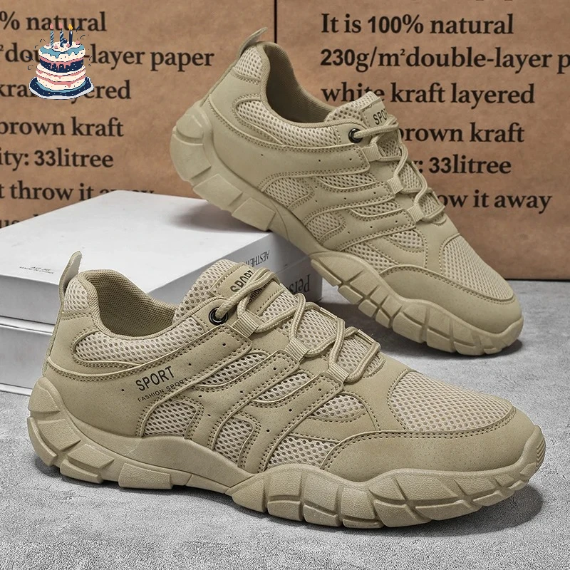 

Men's sports shoes new casual fashion summer light comfortable soft sole outdoor height increasing anti slip casual sports shoes