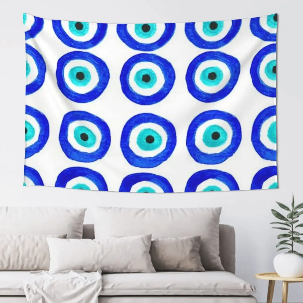 

evil eye Tapestry On The Wall Aesthetic Room Decor Korean Tapestry