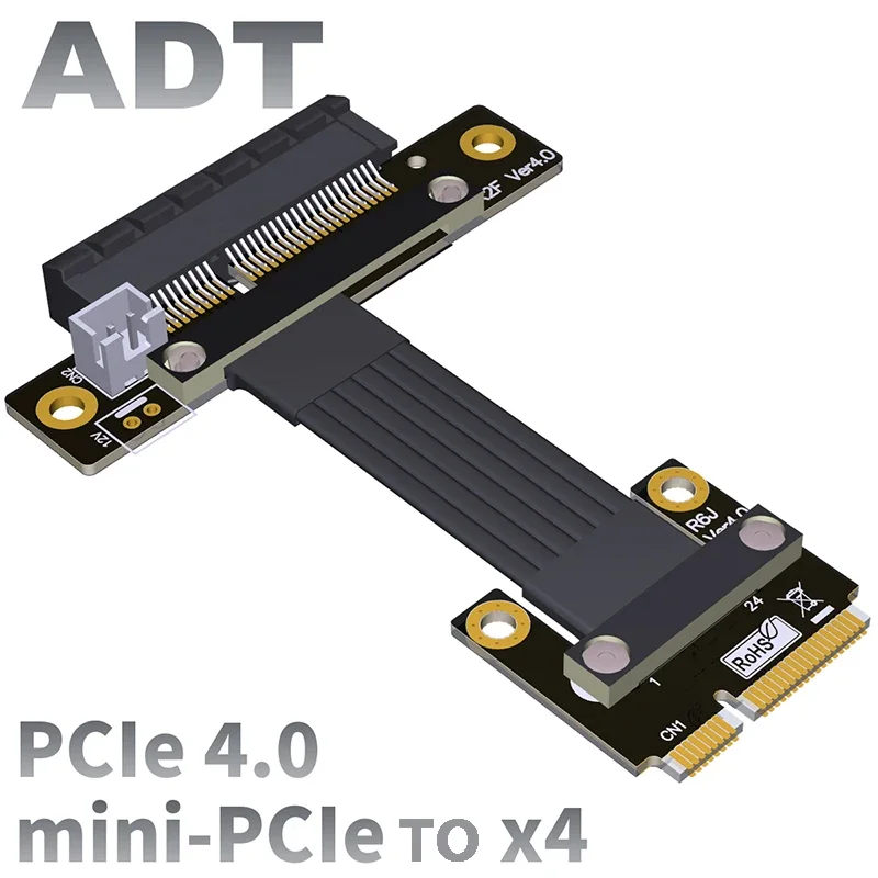 

Mini Pcie к PCIE X4 Адаптер беспроводной сетевой карты Удлинительный кабель MPCIE MINIPCIE Поддержка PCIE4.0 4X mPCIe WAN WiFi